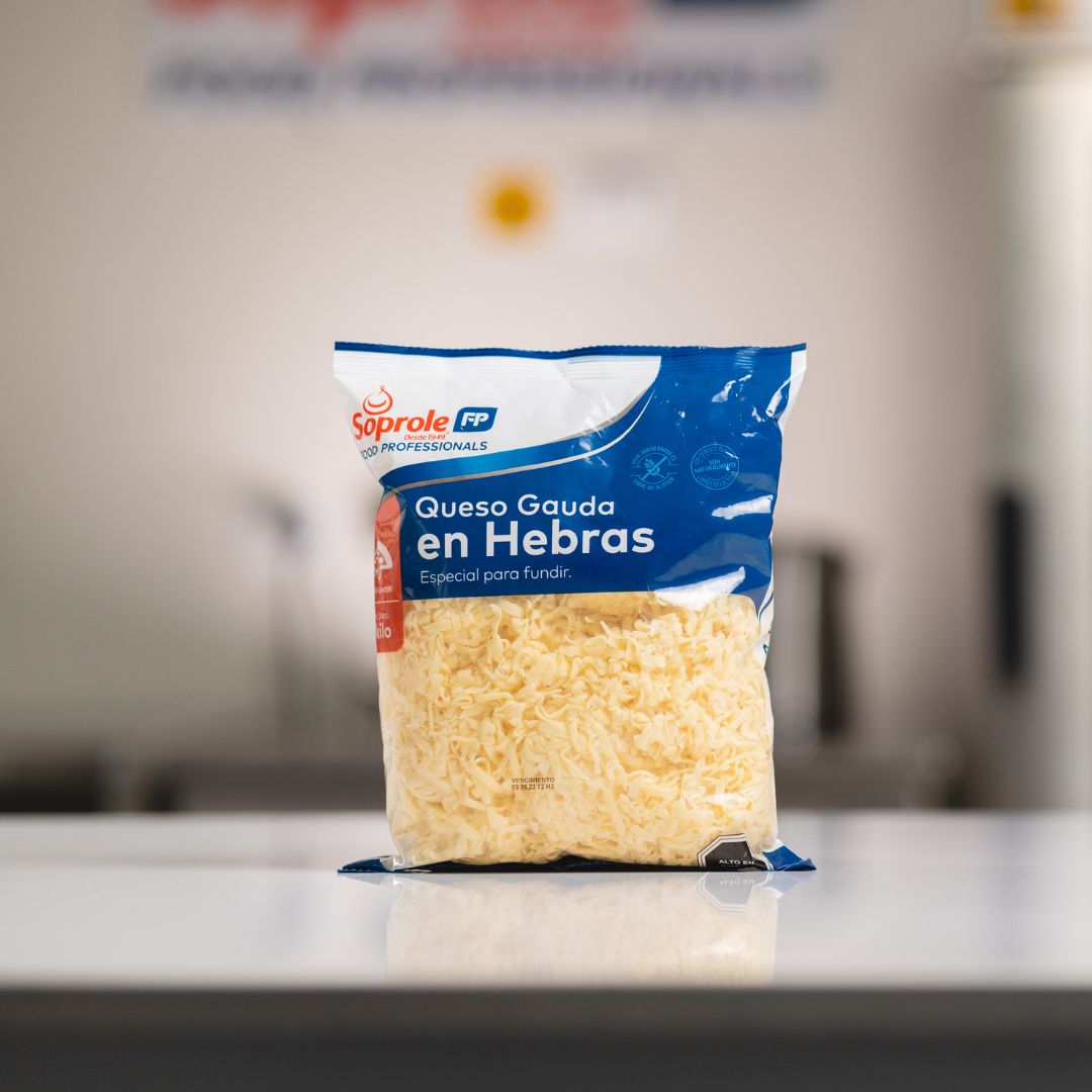 Queso Gauda en Hebras